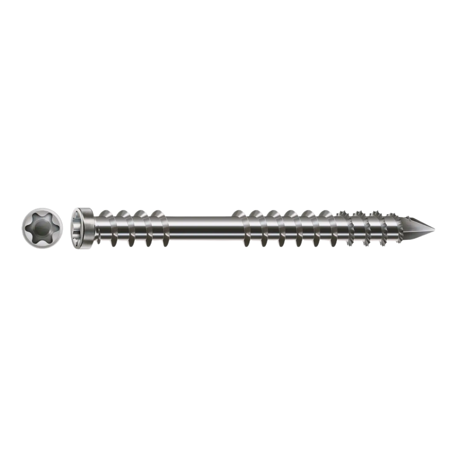 Acheter Spax Vis terrasse filetage fixe tête cylindrique Spax-D 5,0x70 TX25 inox 100 pièces  