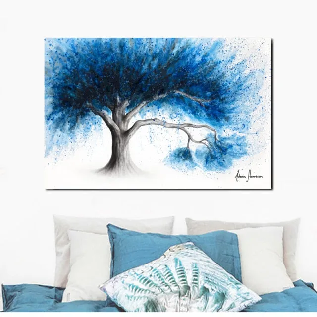 Art mural Canvas Arbres colorés
