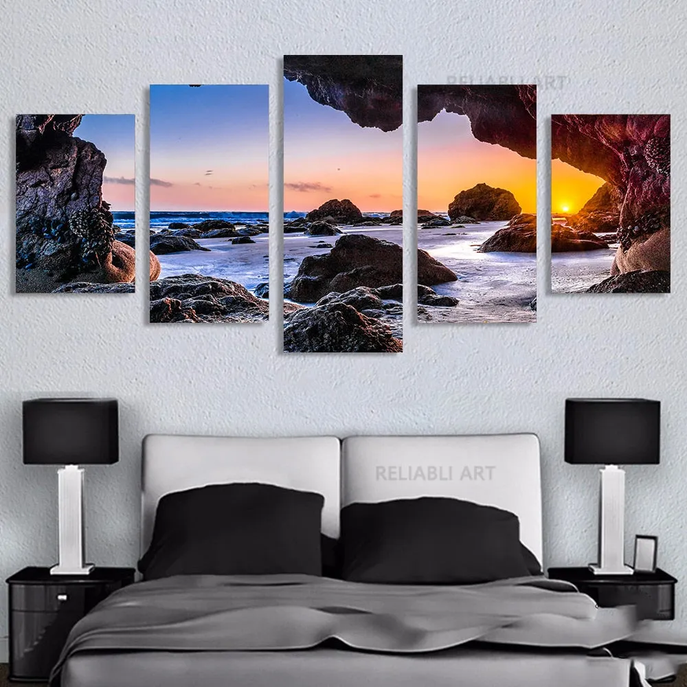 Art mural Canvas Vue sur l'eau