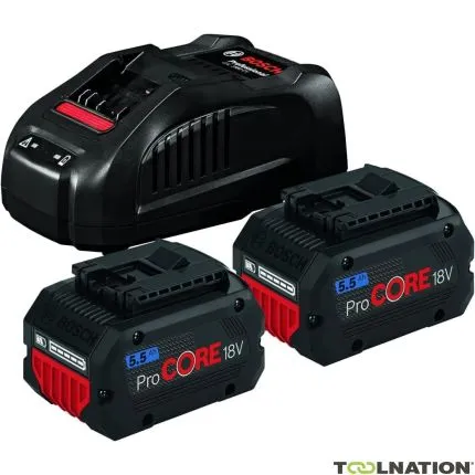 Bosch Bleu Accessoires 1600A0214C Pack batterie 5.5Ah ProCore + Chargeur GAL 1880 CV
