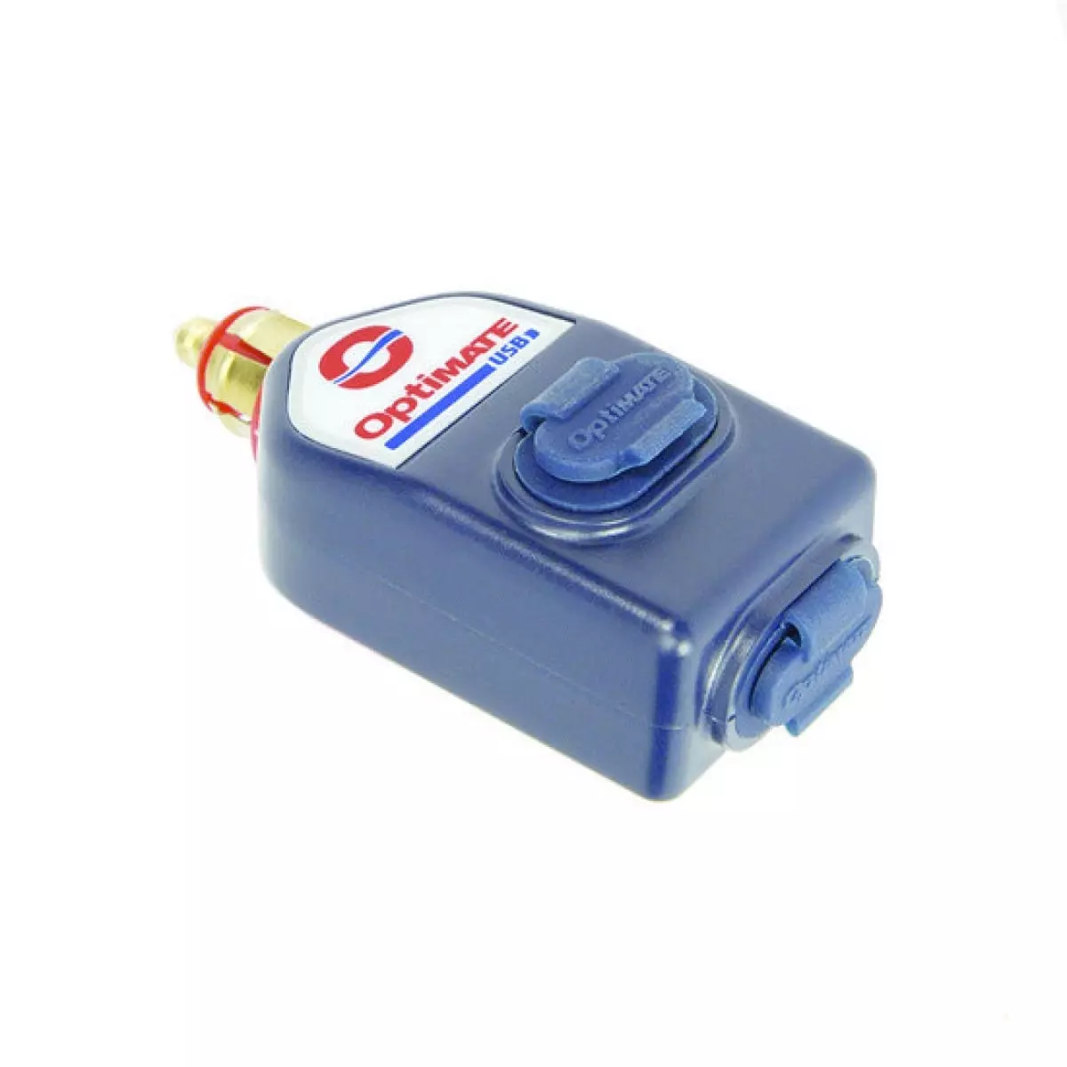 Chargeur DIN Tecmate Double Sortie USB - Chargeur batterie