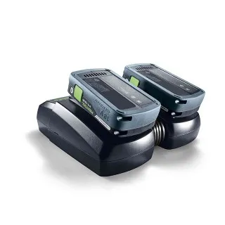 Chargeur double - FESTOOL 577017 - TCL6 DUO - 10,8-18 V Li-ion - 2x6 A