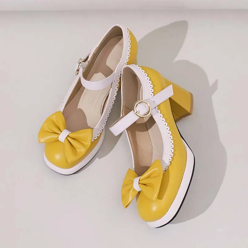 Chaussures Jaunes Années 20 Vintage
