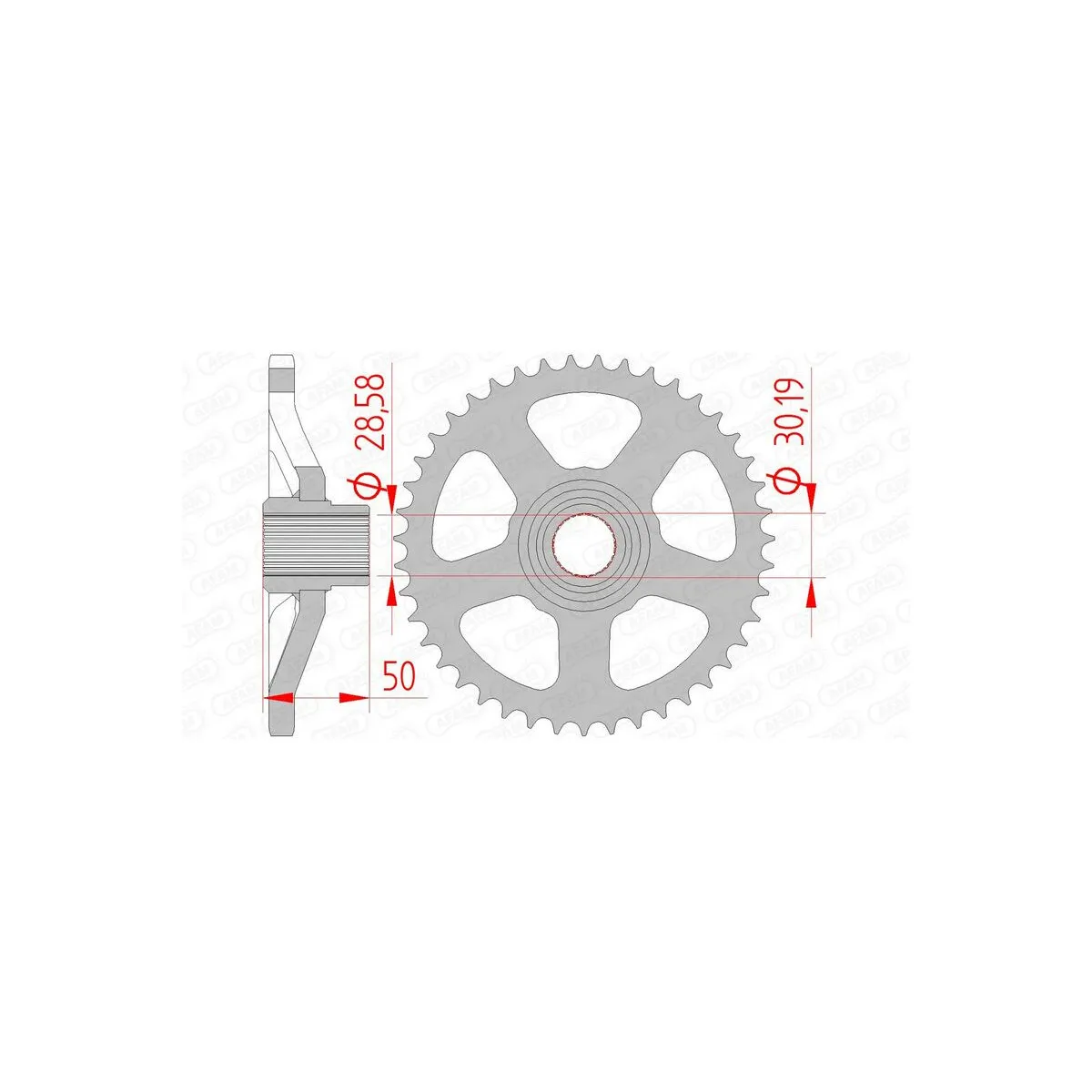 Couronne Acier AFAM 35100