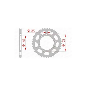 Couronne Acier AFAM 47103