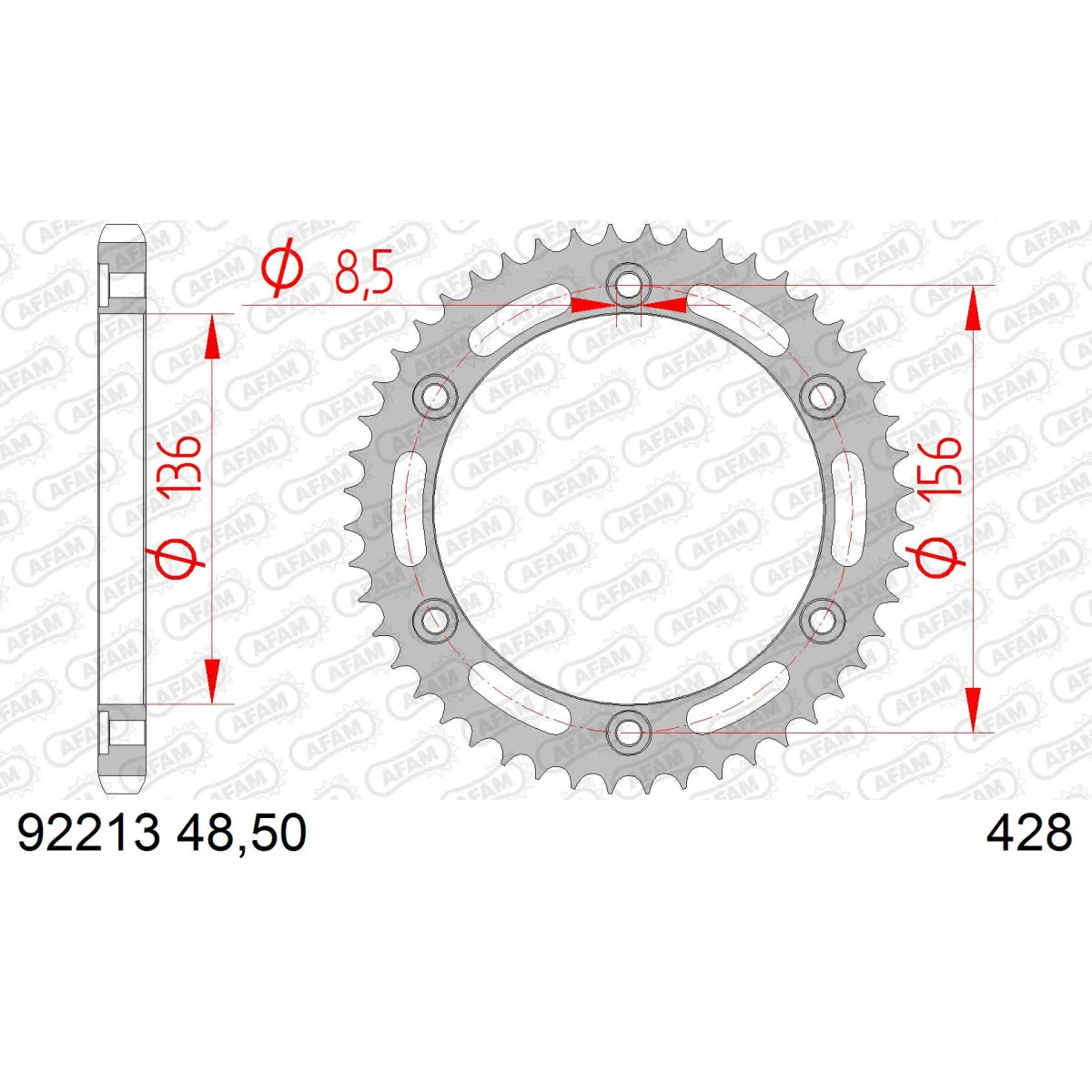 Couronne Acier AFAM 92213