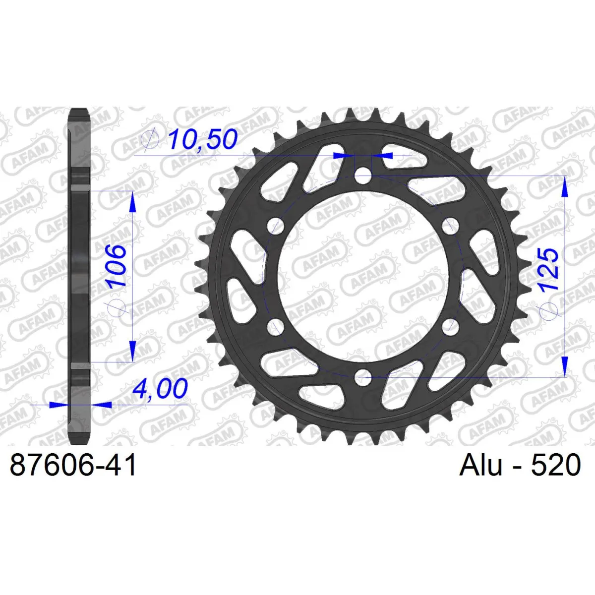 Couronne Alu AFAM 87606