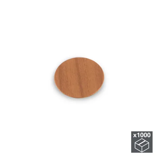 EMUCA Lot de 1.000 pastilles adhésives D. 13 mm en finition effet c...
