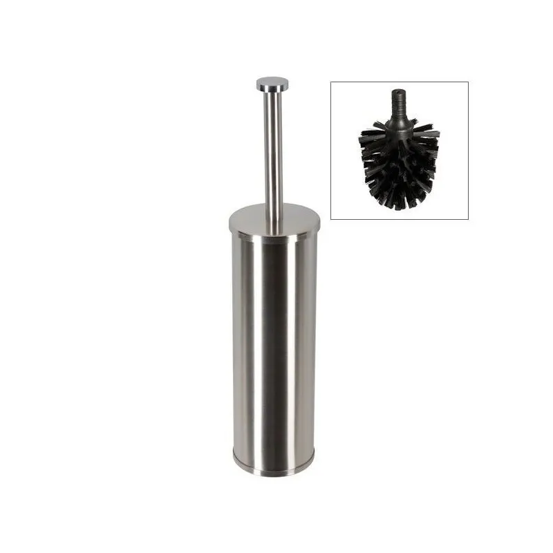 GEESA Porte-balai à poser avec brosse en noir: 916510-06
