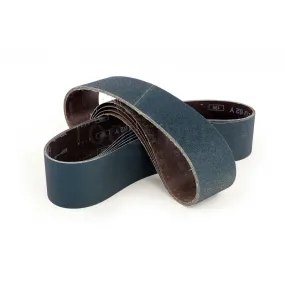 HBM 100 x 2000 Bandes abrasives en zirconium bleu