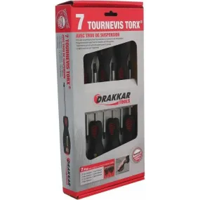 JEU 7 TOURNEVIS TORX