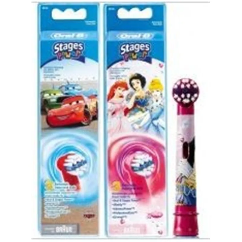 Lot de 3 brossettes Oral-B Kids – Spécial enfant – pour brosse à dents électrique – EB10X3K 