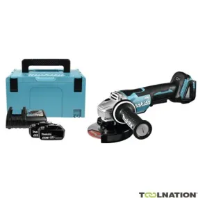 Makita DGA508RTJ Meuleuse Ø 125 mm 18V Li-Ion 5 Ah