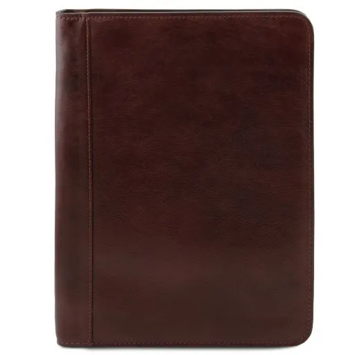 Ottavio - Porte-document en Cuir Marron TL141294
