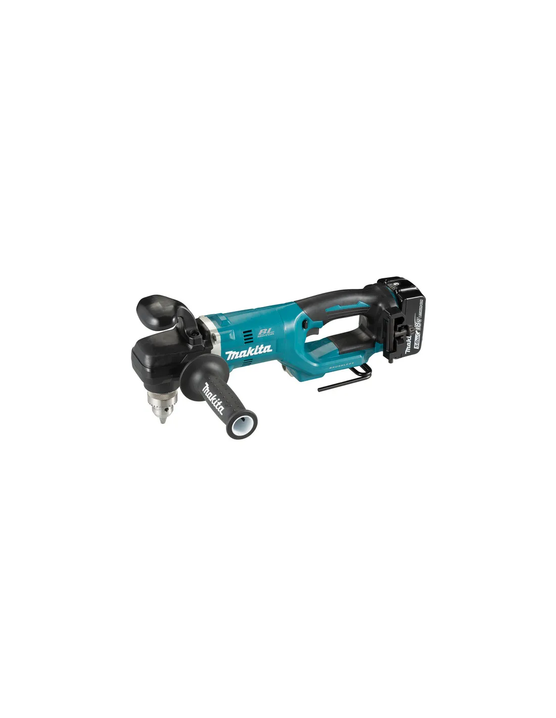 PERCEUSE VISSEUSE ANGLE +BL1850×2+DC18RC+821856 6 MAKITA DDA450RTE