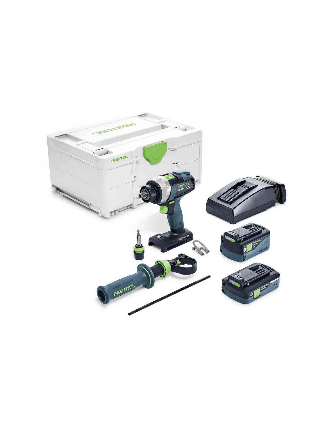 Perceuse-visseuse QUADRIVE TDC 18/4 5,2/4,0 I-Plus | 575602 - Festool