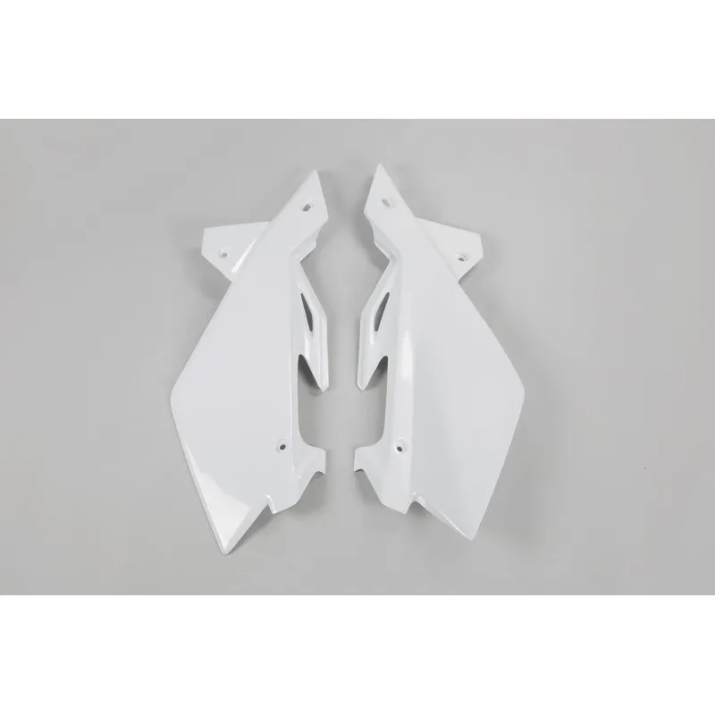 Plaques latérales UFO blanc moto husqvarna
