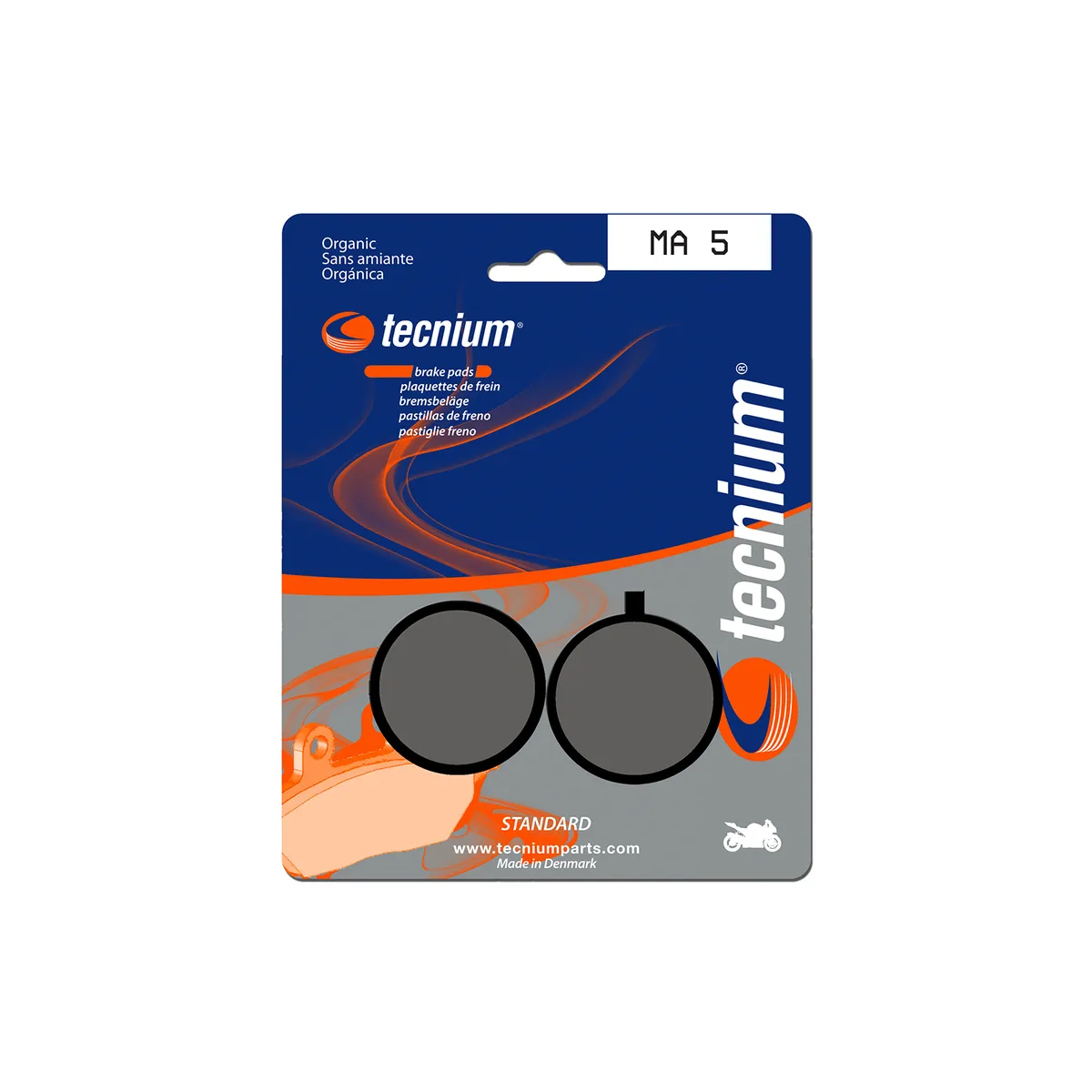 Plaquettes de frein Tecnium MA5