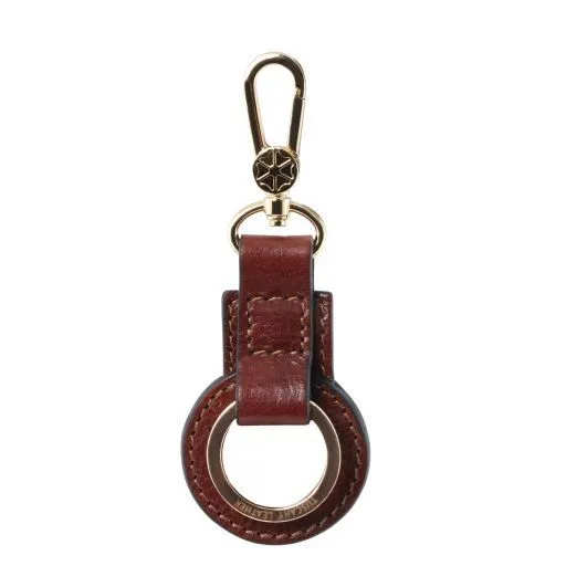 Porte Clé en Cuir Marron TL141923