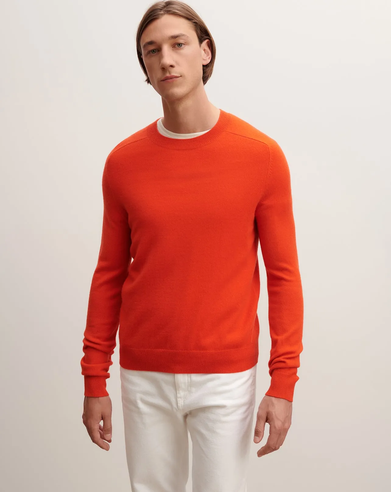 Pull col rond manches marteau