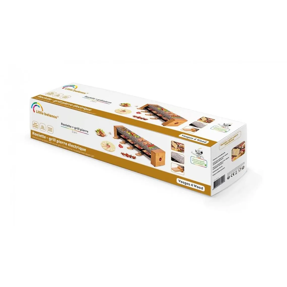 Raclette & pierre à cuire Vosges 4 Wood | 3 Suisses