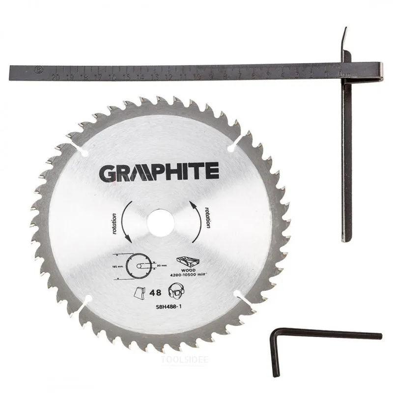 Scie circulaire GRAPHITE 1200w