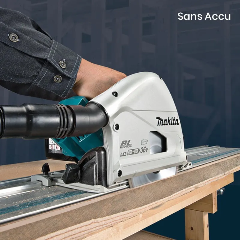 Scie circulaire plongeante 36V Makita DSP600ZJ