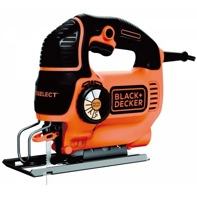 Scie sauteuse 550W Autoselect + Lame bois KS801SE Black + Decker