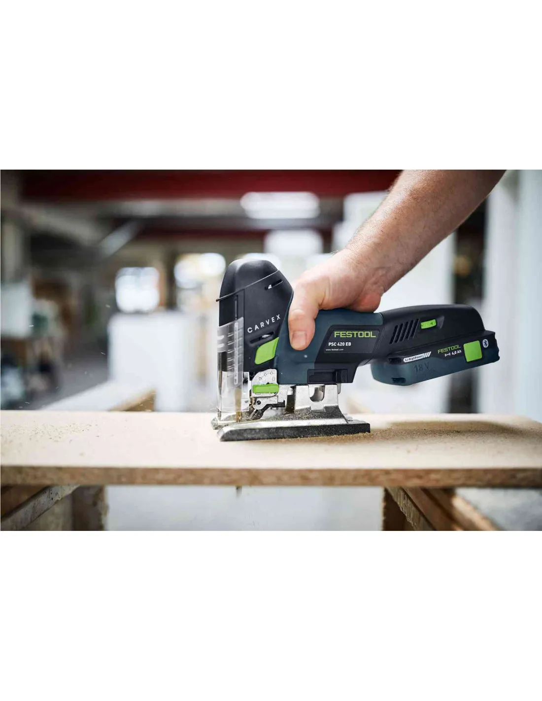 Scie sauteuse sans fil PSC 420 EB-Basic CARVEX | 576521 - Festool