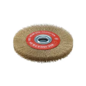 SIDAMO Brosse circulaire fils ondulés laitonnés 32mm - 10306012