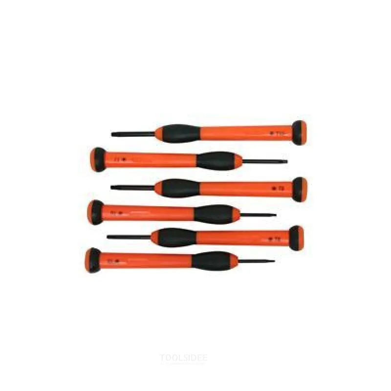 Skandia Jeu de tournevis Torx mini 6pcs