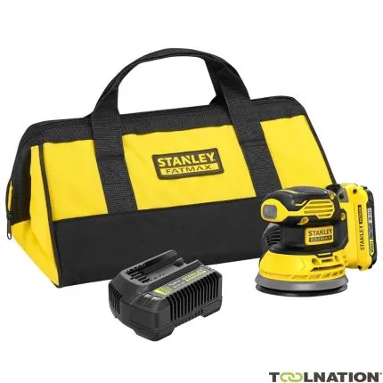 Stanley SFMCW220D1S FATMAX® V20 Accu Excenter Sander 125 mm 18V 2.0Ah in Softbag