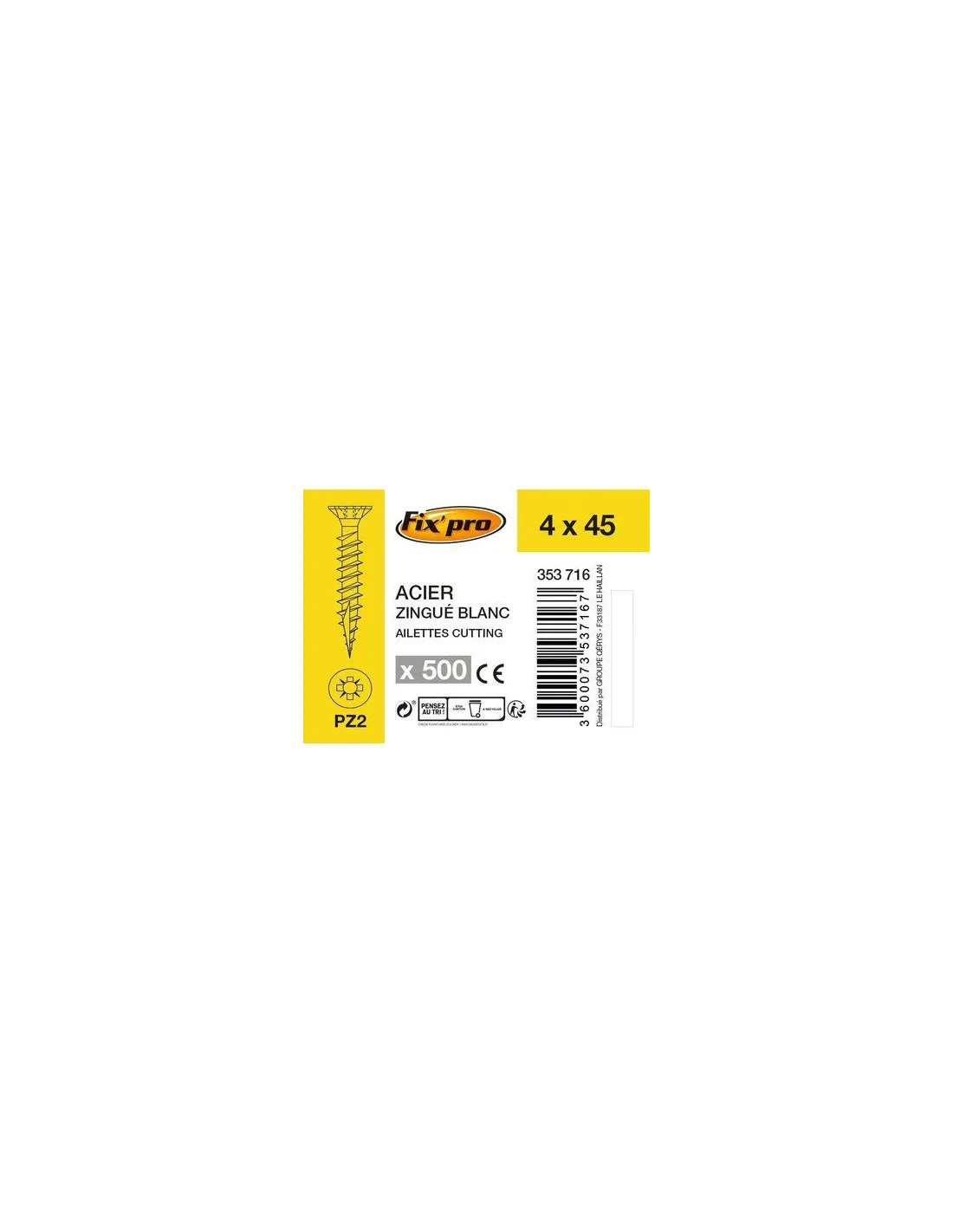 VIS AG.FTTF PZ+ 4,0X45 /500 FIXPRO FPRO101AC4045
